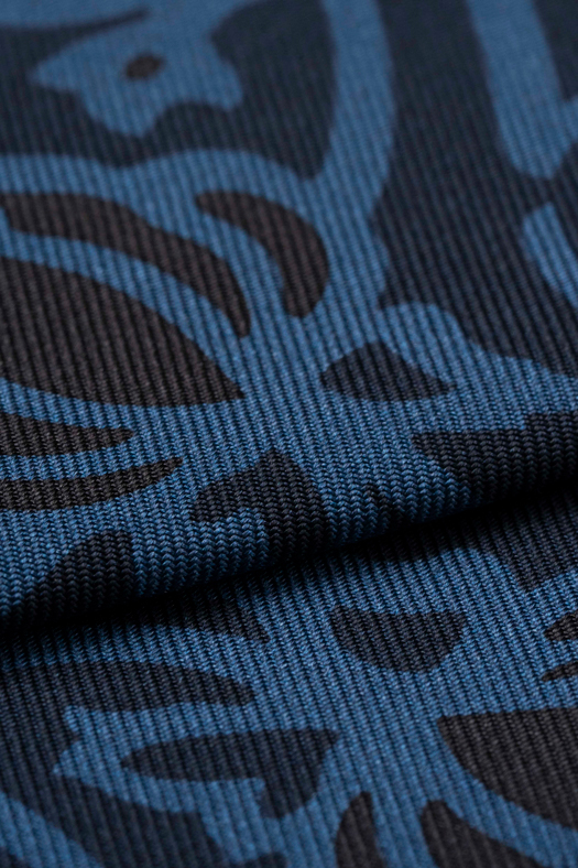Cravatta stampata in twill di seta disegno floreale   - new