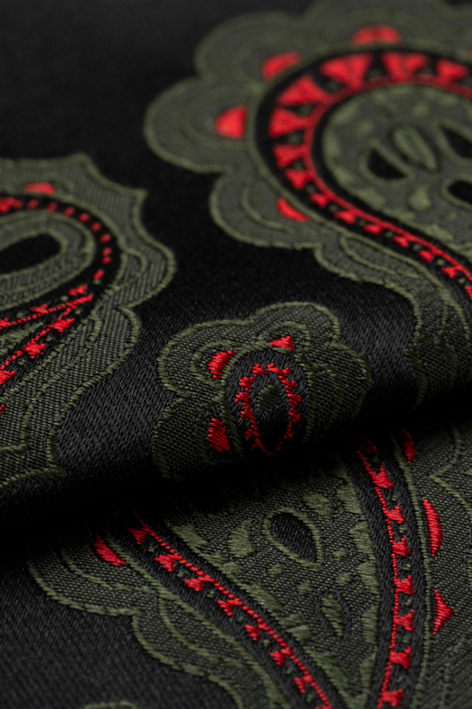 Cravatta jacquard in seta disegno paisley   - new