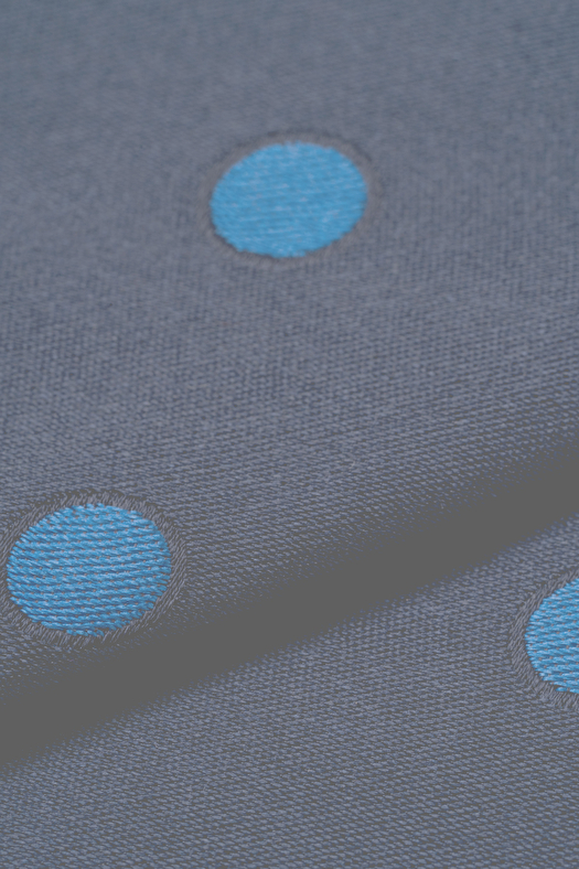 Silk jacquard tie with dots design  