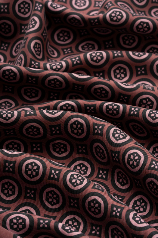 Foulard in seta disegno medaglioni   - new
