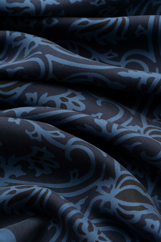 Silk neckerchief with floral design   - new