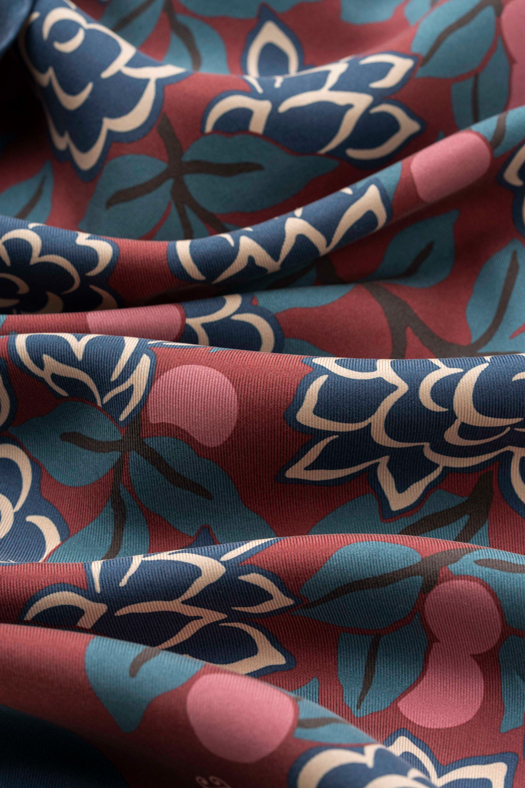 Foulard in seta disegno floreale   - new